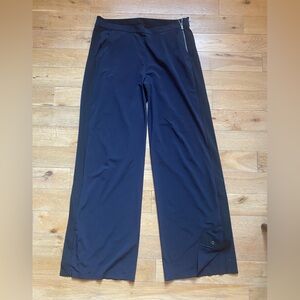 Athleta wide leg tuxedo stripe pants, 12Tall